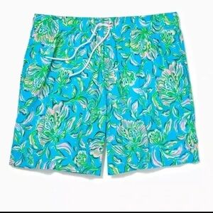 🆕Lilly Pulitzer Swim Trunks Large NWT